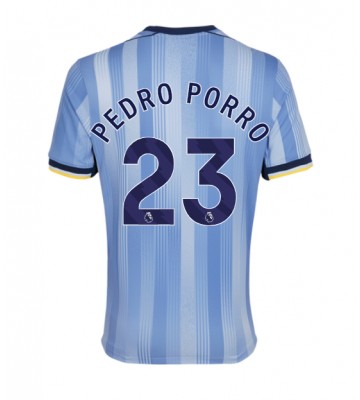 Tottenham Hotspur Pedro Porro #23 Segunda Equipación 2024-25 Manga Corta